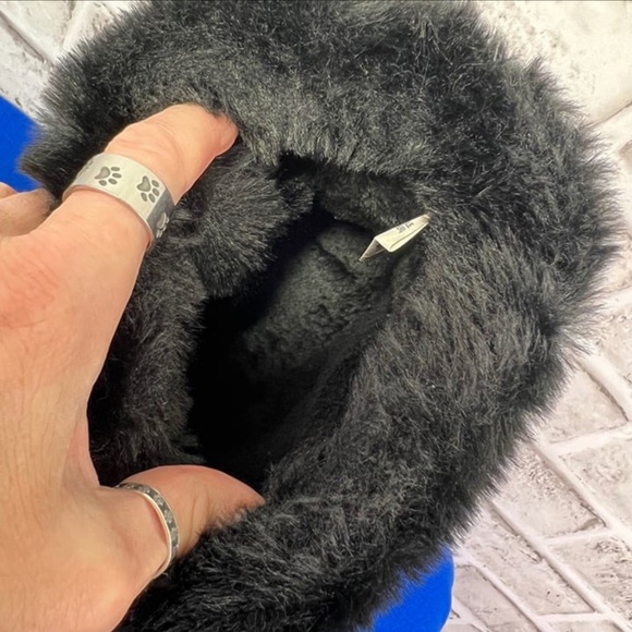 |•SO•| Paulina Shimmer Soft Faux Fur Lined/Trim Boots 9.5 - Picture 9 of 12